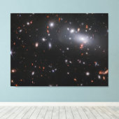 zwaartekrachtkoppeling | Galaxy Cluster RX J2129 | Canvas Afdruk (Insitu (Houten vloer))
