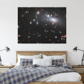 zwaartekrachtkoppeling | Galaxy Cluster RX J2129 | Canvas Afdruk (Insitu (Slaapkamer))