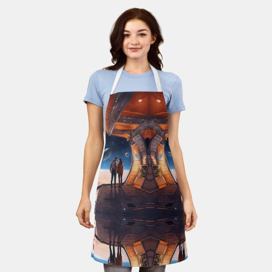 🚀 Zwaartekrachtreis Schort (Gedragen)