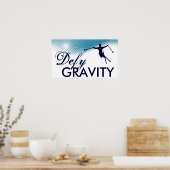 zwaartekrachtskising verstoren poster (Keuken)