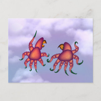 zwabbelen briefkaart