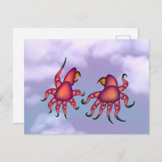 zwabbelen briefkaart (Voorkant / Achterkant)