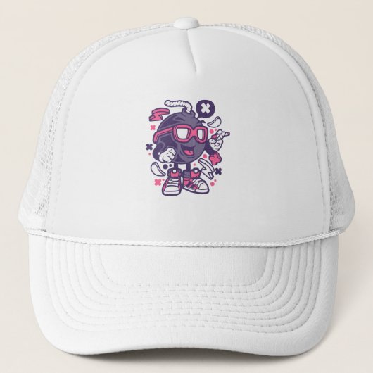 zwabber trucker pet (Voorkant)