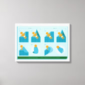 Zwadelen Canvas Afdruk (Voorkant)