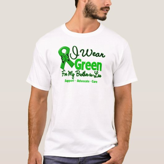 Zwager - Green Awareness Ribbon T-shirt (Voorkant)