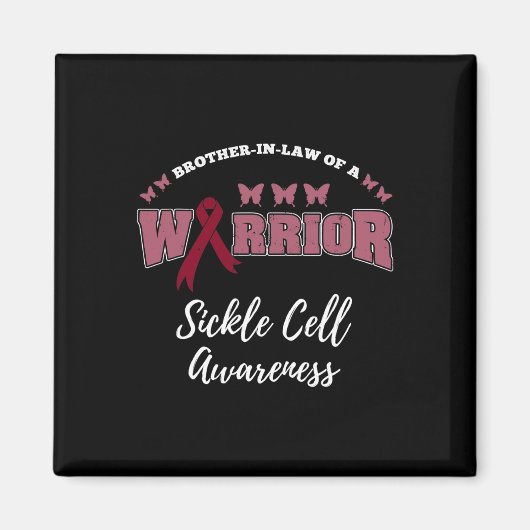 Zwager van een krijger sikkelcel bewustzijn magneet (Voorkant)