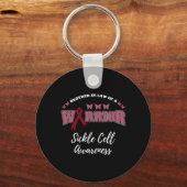 Zwager van een krijger sikkelcel bewustzijn sleutelhanger (Voorkant)