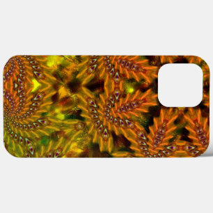 Zwak geelachtige kaleidoscoop boven abstract afbee Case-Mate iPhone case