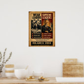 Zwakke Leiders vs Opperste Leiders Poster (Keuken)