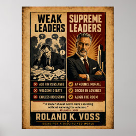 Zwakke Leiders vs Opperste Leiders Poster