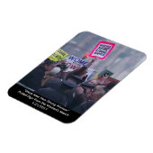 "Zwakke Mannen vrezen sterke vrouwen" magneet (Linkerzijde)