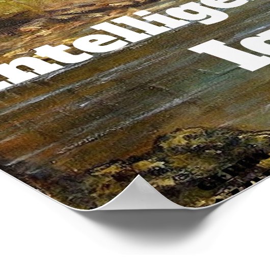 ZWAKKE MENSEN WRAKEN POSTER (Hoek)