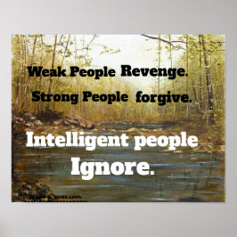 ZWAKKE MENSEN WRAKEN POSTER