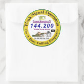 Zwakke Signal Logo Sticker 3 "inch (Tas)