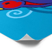 Zwakke Tattoos slikken Poster (Hoek)