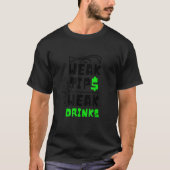 Zwakke Tips Zwakke Drinken Bartender Bartender T-shirt (Voorkant)