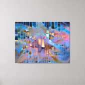 Zwakke Verbindingen Abstract ID885 Canvas Afdruk (Voorkant)