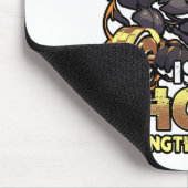 Zwakte is een keuze fitness sportschool Motivatie  Muismat (Hoek)