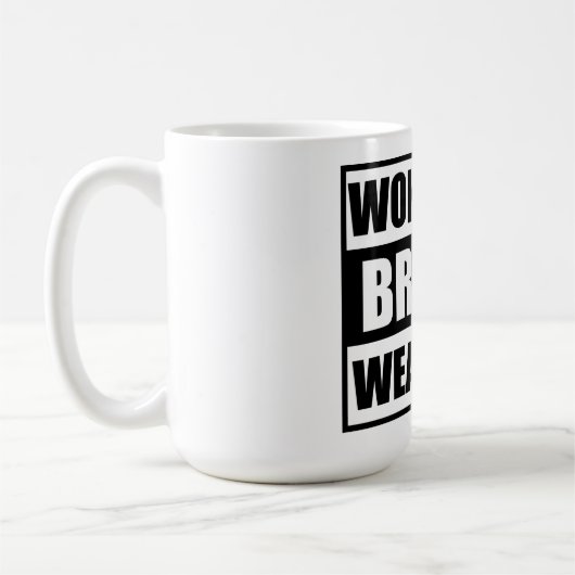 zwakte van het wokeness-ras koffiemok (Links)