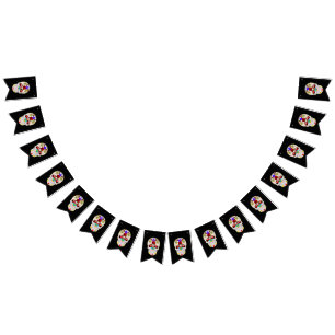 Zwallowtail Party Bunting Banner SUGAR SKULL