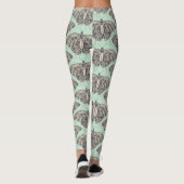 zwallowtail vlindermunt basalt leggings (Achterkant)