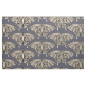 zwallowtail vlinderschemering zwart stof (Fat Quarter)