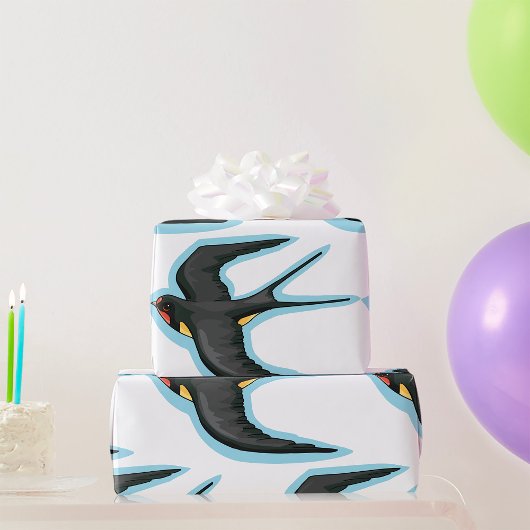 Zwaluw Vogel Vliegend Cadeaupapier