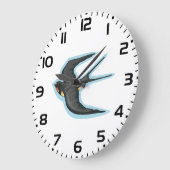 Zwaluw Vogel Vliegend Grote Klok (Hoek)
