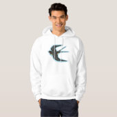 Zwaluw Vogel Vliegend Hoodie (Voorkant volledig)