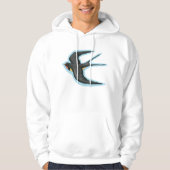 Zwaluw Vogel Vliegend Hoodie (Voorkant)