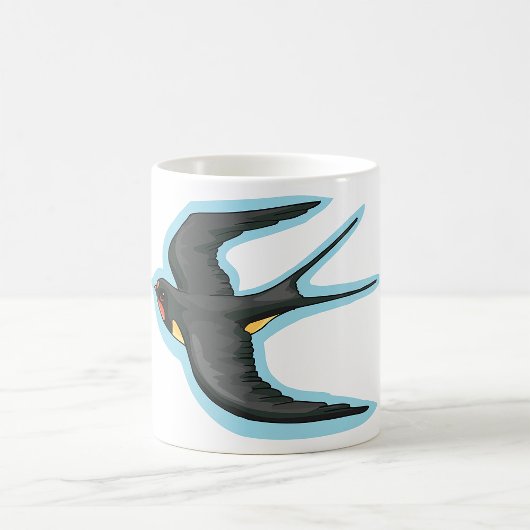 Zwaluw Vogel Vliegend Koffiemok