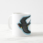 Zwaluw Vogel Vliegend Koffiemok (Voorkant links)