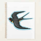 Zwaluw Vogel Vliegend Planner (Voorkant)