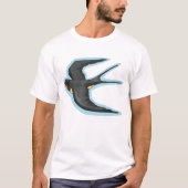 Zwaluw Vogel Vliegend T-shirt (Voorkant)