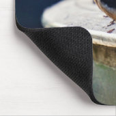 Zwaluw vogeltjes die op een lijn zitten in de have muismat (Hoek)