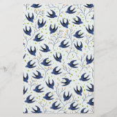 Zwaluwpatroon Briefpapier (Voorkant)
