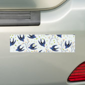 Zwaluwpatroon Bumpersticker (Op auto)