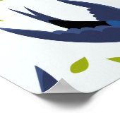 Zwaluwpatroon Poster (Hoek)