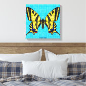 Zwaluwstaart - Canvas Print (Insitu (Slaapkamer))