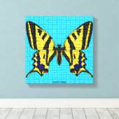 Zwaluwstaart - Canvas Print (Insitu (Houten vloer))