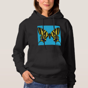 Zwaluwstaart (levendig) - Dames Motorkap Sweatshir Hoodie