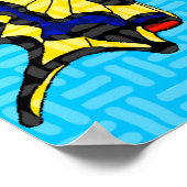 Zwaluwstaart - Posterprint Poster (Hoek)