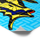 Zwaluwstaart - Posterprint Poster (Hoek)