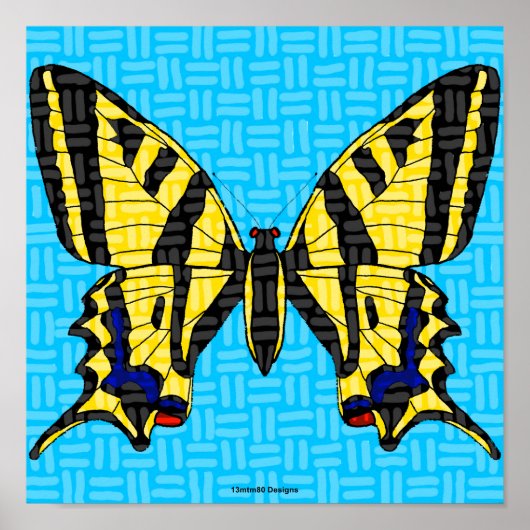 Zwaluwstaart - Posterprint Poster (Voorkant)