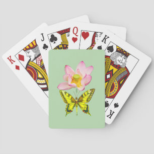 Zwaluwstaart vlinder figuur pokerkaarten