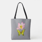 Zwaluwstaart vlindervorm tote bag (Achterkant)