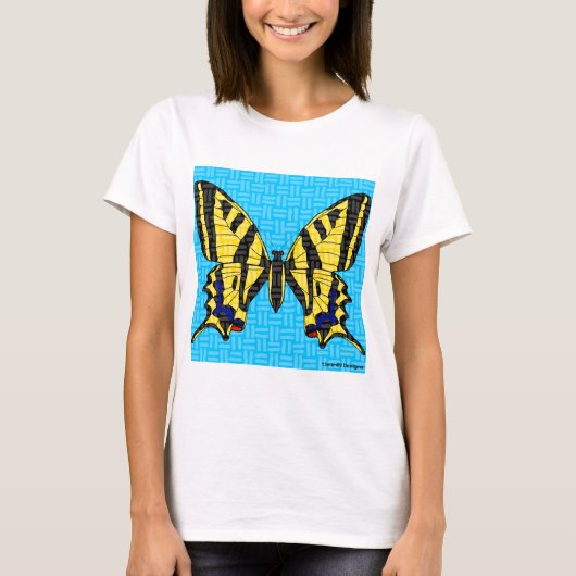 Zwaluwstaart (wit) - Dames Basic T-Shirt (Voorkant)