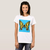 Zwaluwstaart (wit) - Dames Basic T-Shirt (Voorkant volledig)