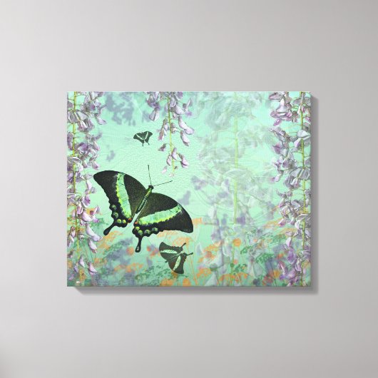 Zwaluwstaart Zomer Canvas Print (Voorkant)