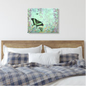 Zwaluwstaart Zomer Canvas Print (Insitu (Slaapkamer))
